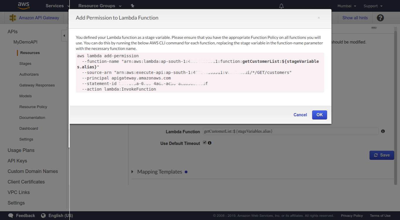 Lambda Permission